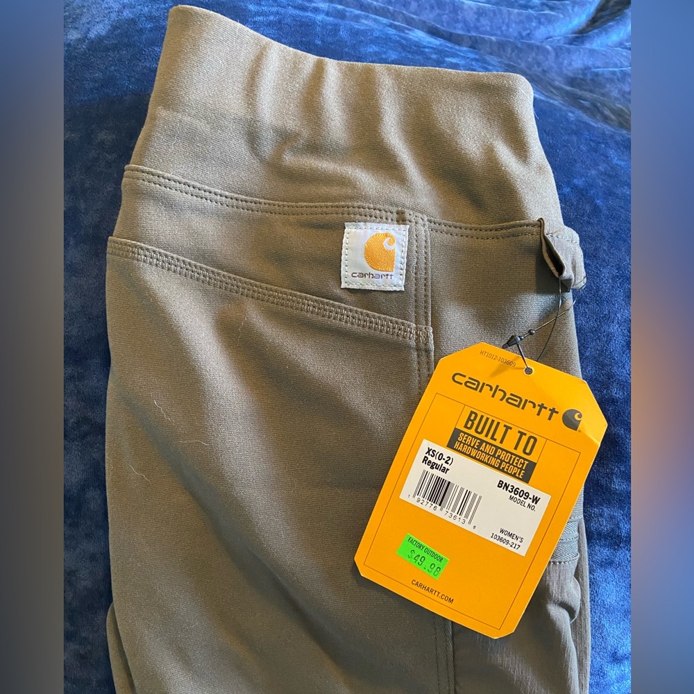XS Carhartt Force fitted lightweight utility legging- Tarmac